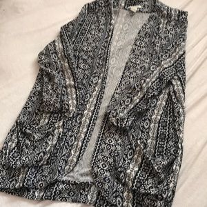 Tribal print cardigan